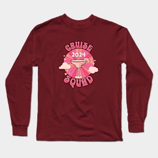 Hot Pink Cruise Squad 2024 Long Sleeve T-Shirt